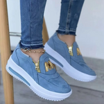 Zoe | Sneakers con Zip Decorative