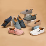 Celia | Scarpe Slip-On con Cuciture a Vista