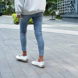 Celia | Scarpe Slip-On con Cuciture a Vista
