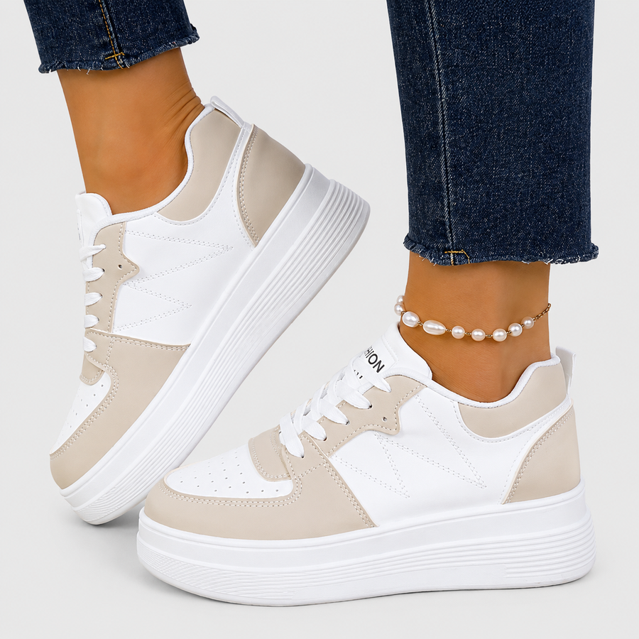 Cloe | Sneakers con Suola Rialzata