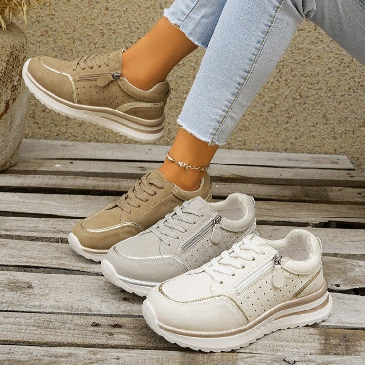 Sana | Sneakers con Cuciture a Vista