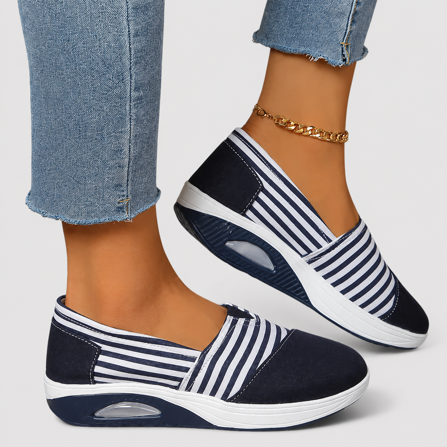 Giulia | Scarpe Slip-On a Righe