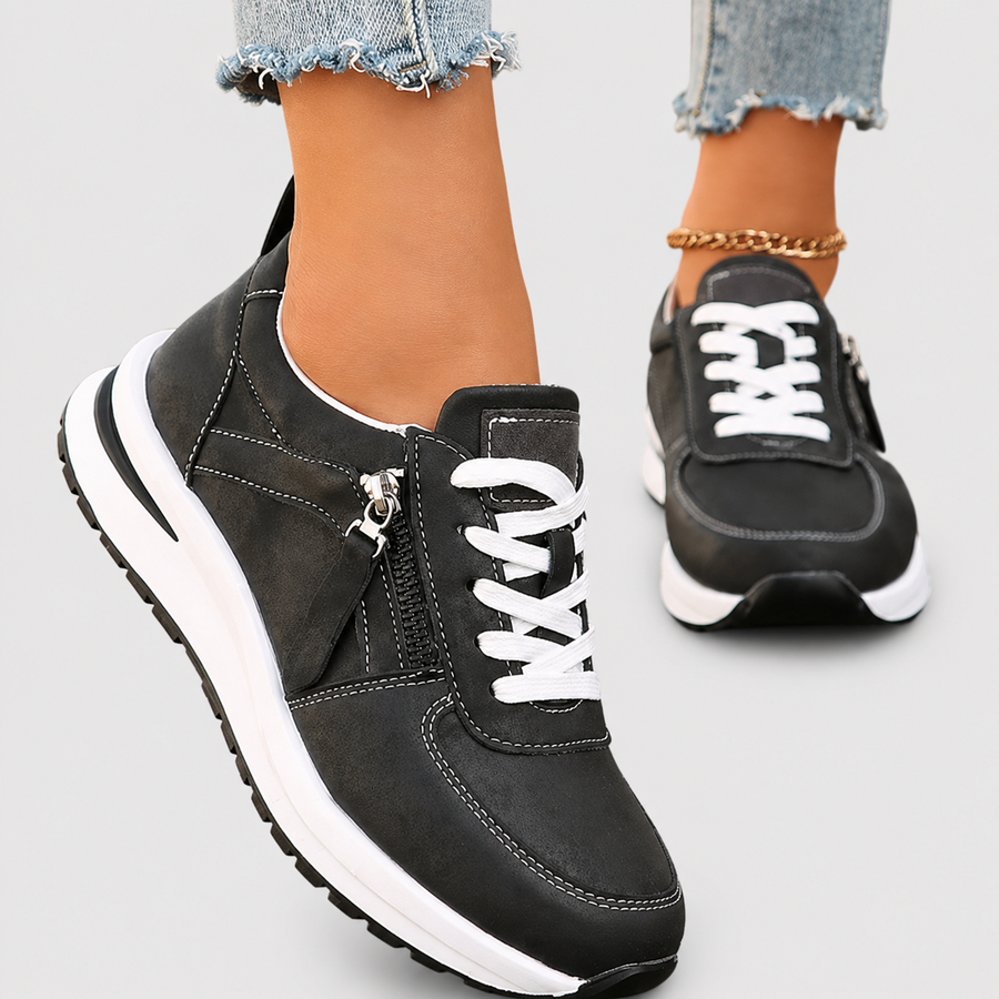 Maria | Sneakers con Lacci e Zip