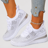 Grazia | Sneakers Traforate con Zeppa
