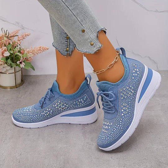Grazia | Sneakers Traforate con Zeppa