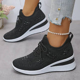 Grazia | Sneakers Traforate con Zeppa