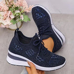 Grazia | Sneakers Traforate con Zeppa