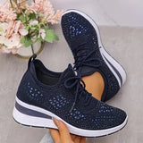 Grazia | Sneakers Traforate con Zeppa