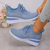 Grazia | Sneakers Traforate con Zeppa