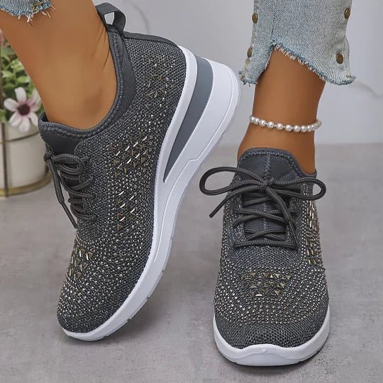 Grazia | Sneakers Traforate con Zeppa