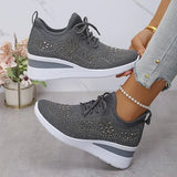 Grazia | Sneakers Traforate con Zeppa